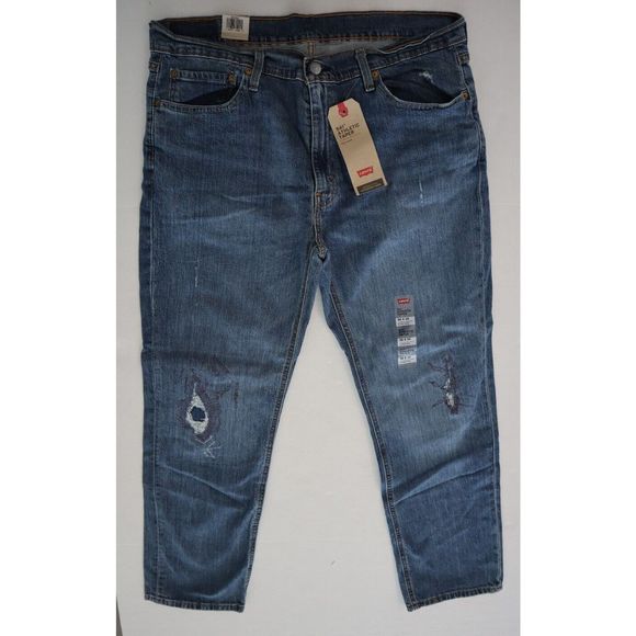 Levi's 541 Men Sz 36x30 Fremont Swish Distress Athletic Taper Eco Ease Jeans $70 - Picture 1 of 6